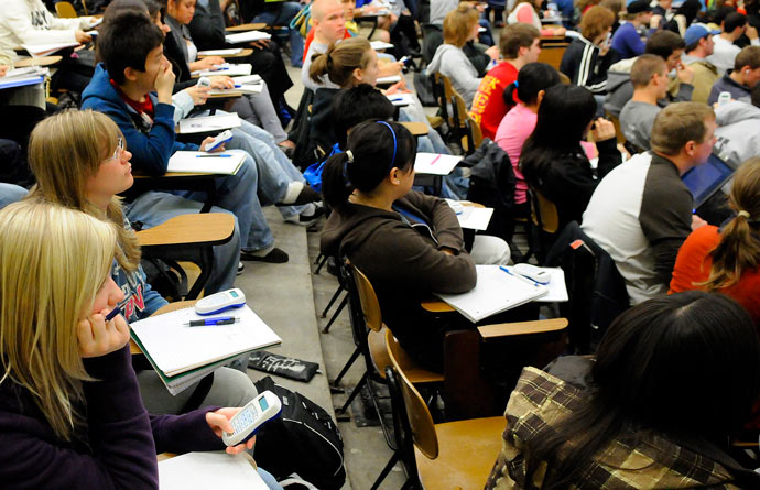 students in the classroom