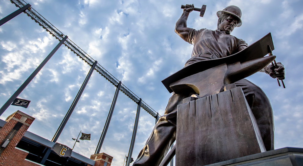 Purdue Boilermaker statue