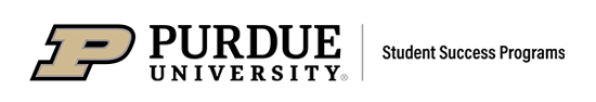 Purdue University logo - Student Success Programs