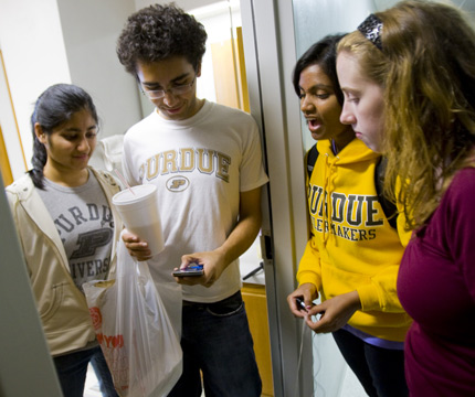 student hanging out together
