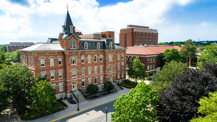 Aerial of University Hall